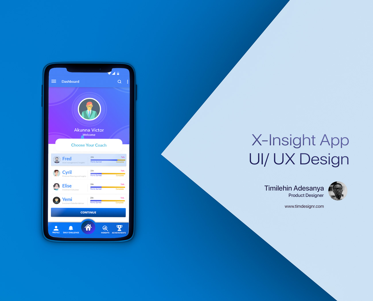 Download 04 X Inisght Mobile App Ui Design Mockup By Tim Adesanya Tim Adesanya